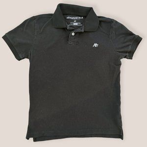 Aeropostale Black Polo with White A87 Logo: Elevate Your Style Game ⚫⚪
